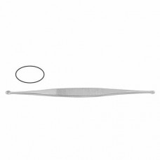 Williger Bone Curette Double Ended - Oval/Oval - Fig. 1/Fig. 2 Stainless Steel, 13.5 cm - 5 1/4"